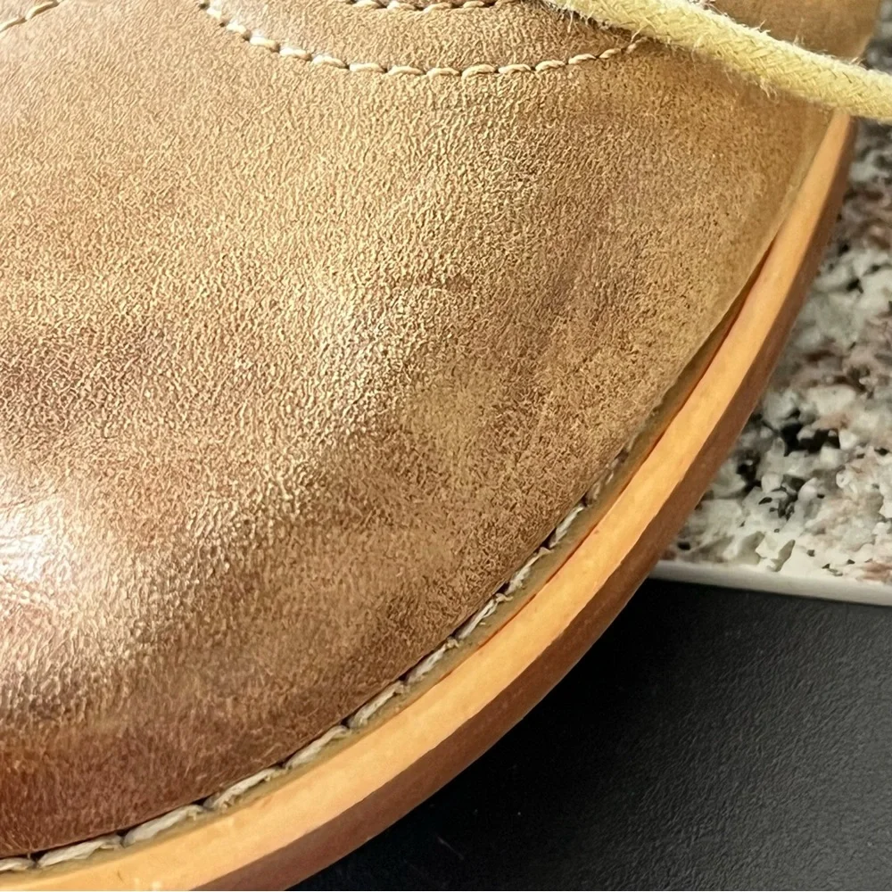 Steve Madden Shoes Mens Size 10 Crysp Casual Wing Tip Oxford Lace-up Leather Tan